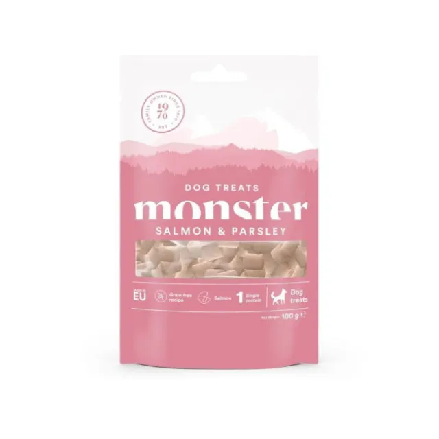 Monster Dog Treats Salmon & Parsley 100 g