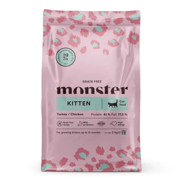 Monster Kitten Grain Free Turkey & Chicken