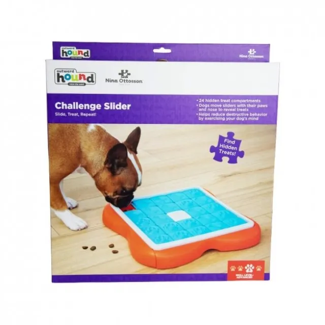 Nina Ottosson Dog Challenge Slider Orange-Turkos