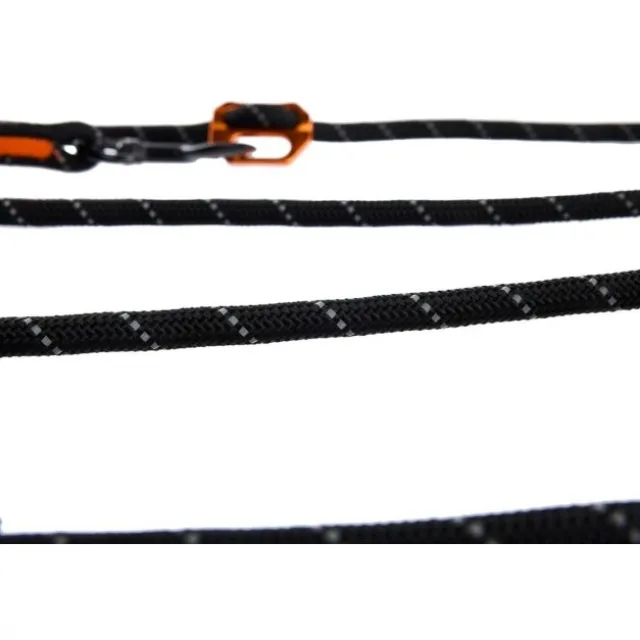Non-Stop Dogwear Rock Justerbart Repkoppel 2,3 m Svart
