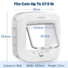 PetSafe Microchip Kattlucka Vit