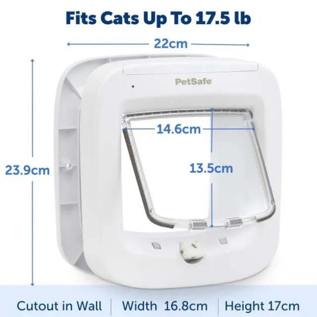 PetSafe Microchip Kattlucka Vit