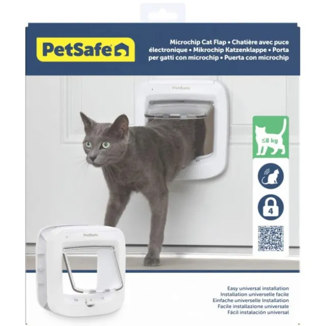 PetSafe Microchip Kattlucka Vit