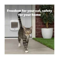 PetSafe Microchip Kattlucka Vit