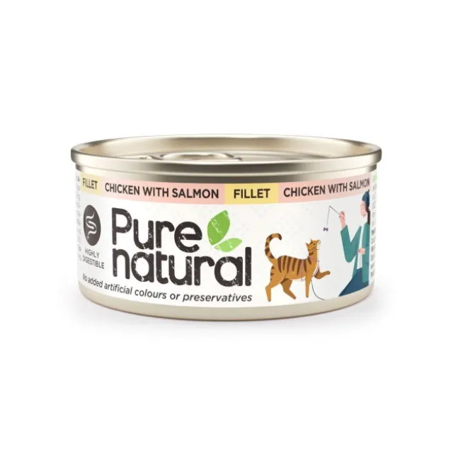 Purenatural Cat Adult Chicken Fillet with Salmon 70 g