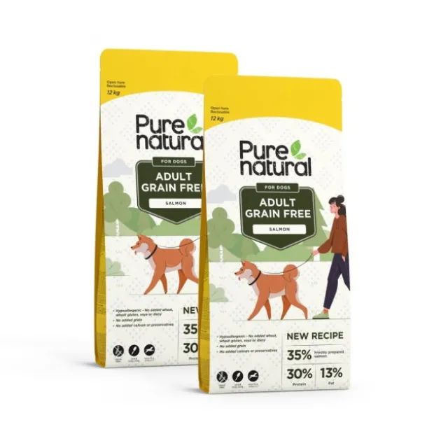 Purenatural Dog Adult Grain Free Salmon 2 x 12 kg