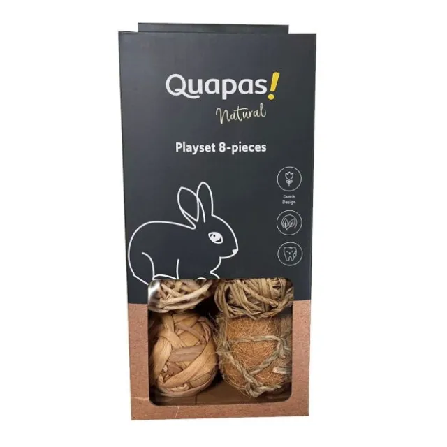 Quapas! Nibble Smådjursleksaker 8-pack