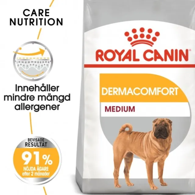 Royal Canin Dermacomfort Medium Adult torrfoder för hund