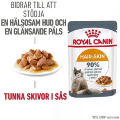 Royal Canin Hair & Skin Care Gravy Adult våtfoder för katt 12 x 85 g