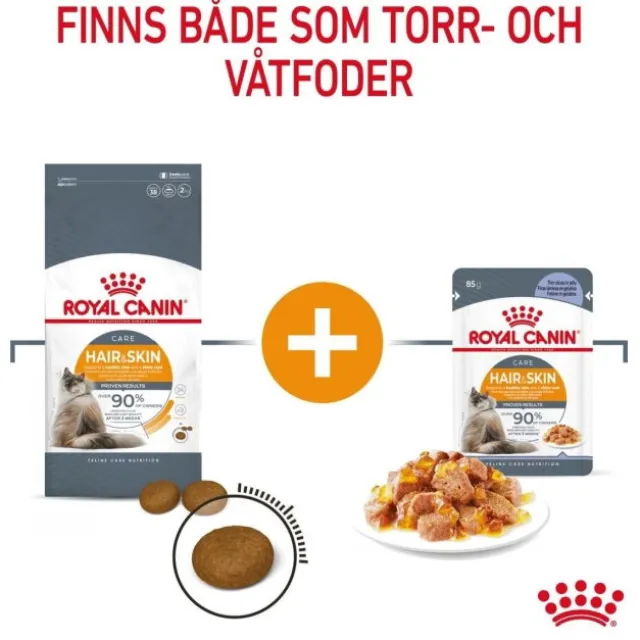 Royal Canin Hair & Skin Care Jelly Adult våtfoder för katt 12 x 85 g