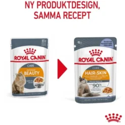 Royal Canin Hair & Skin Care Jelly Adult våtfoder för katt 12 x 85 g
