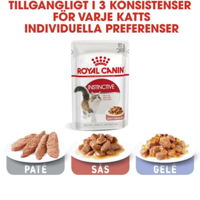 Royal Canin Instinctive Gravy Adult våtfoder för katt 12x85 g