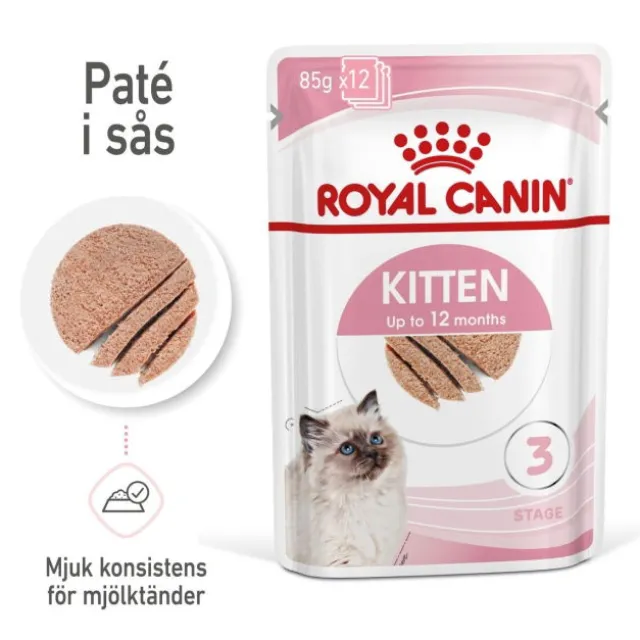 Royal Canin Kitten Loaf våtfoder för kattunge 12x85 g