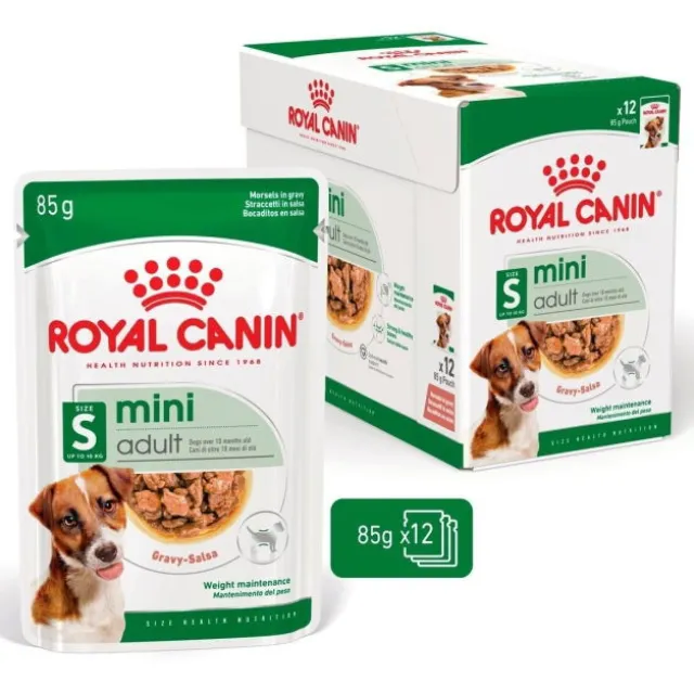 Royal Canin Mini Adult Gravy våtfoder för hund 12x85g