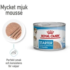 Royal Canin Mother & Babydog Starter Mousse våtfoder för hund och hundvalp 195 g