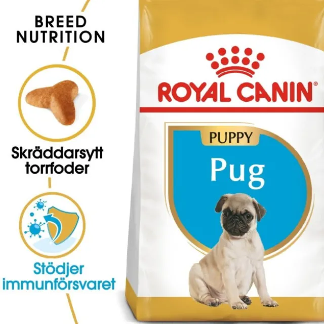 Royal Canin Pug Puppy torrfoder för hundvalp
