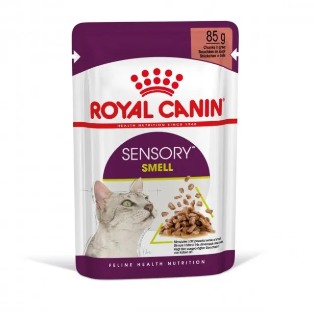 Royal Canin Sensory Smell Gravy Adult våtfoder för katt 12x85 g