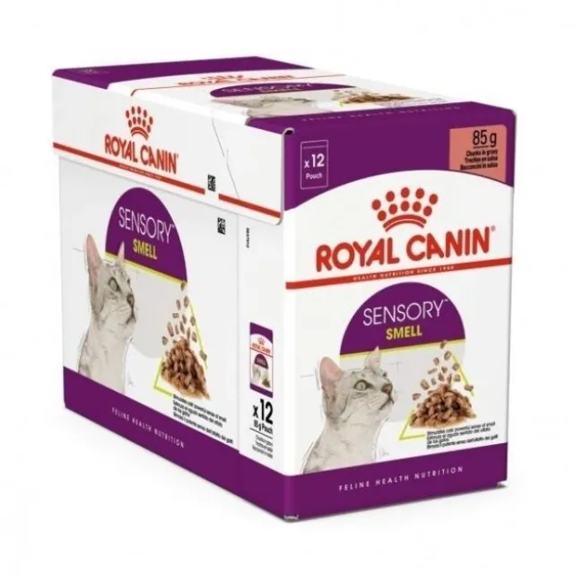Royal Canin Sensory Smell Gravy Adult våtfoder för katt 12x85 g