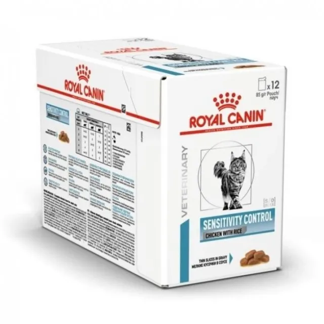 Royal Canin Veterinary Diets Cat Sensitivity Control Chicken with Rice 12x85 g