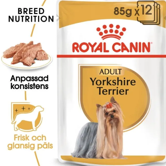 Royal Canin Yorkshire Terrier Adult Loaf våtfoder för hund 12x85 g