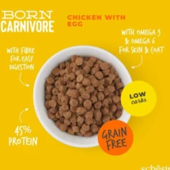 Schesir Cat Adult Born Carnivore Chicken & Egg