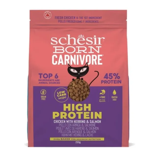Schesir Cat Adult Born Carnivore Chicken, Herring & Salmon