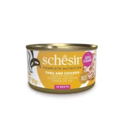 Schesir Cat Adult Tuna & Chicken in Broth 85 g