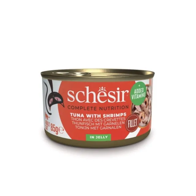 Schesir Cat Adult Tuna & Shrimps in Jelly 85 g