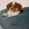 Scruffs Oslo Rund Hundbädd Turkos 75 cm