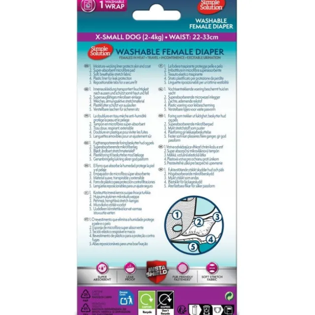 Simple Solution Washable Diaper Blöja till Hund
