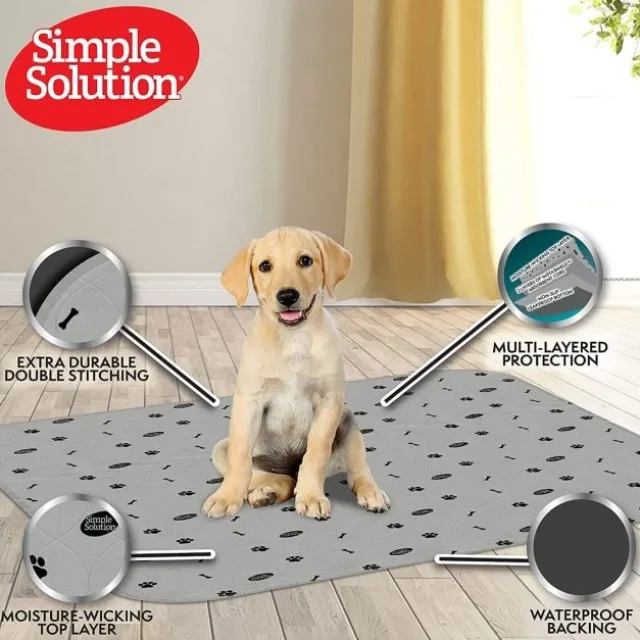 SimpleSolution Washable Dog Pads 2-pack