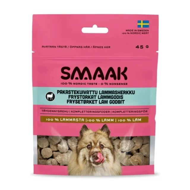 SMAAK Dog Frystorkat Hundgodis Lamm 45 g