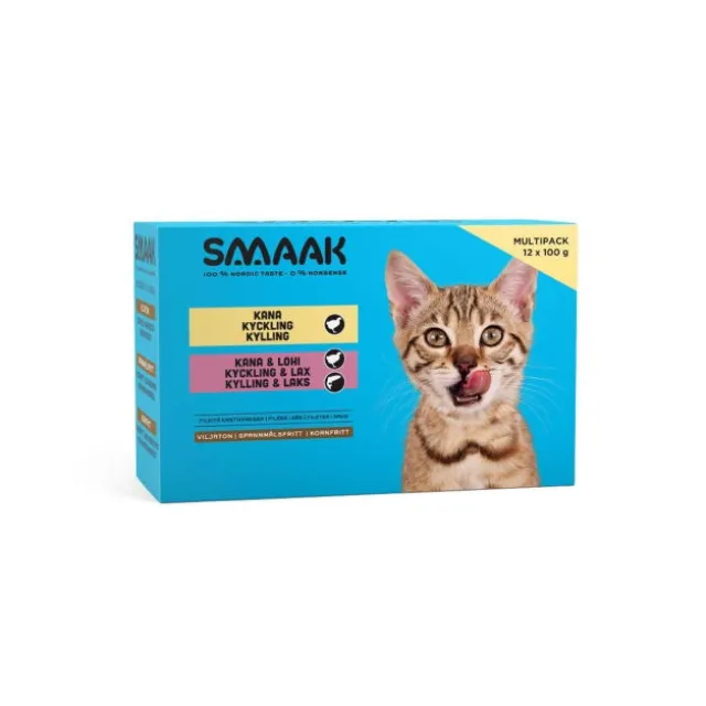SMAAK Kattunge Spannmålsfri Multipack 12 x 100 g