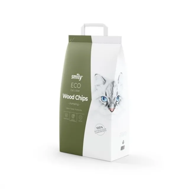 Smily Eco Wood Chips Kattsand 20 liter
