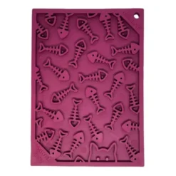 SodaPup Lick Mat till Katt Fishy Lila 18 x 13 cm