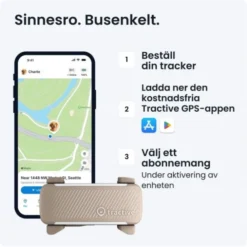 Tractive Dog 6 GPS Hund Brun