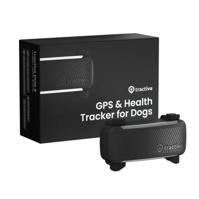Tractive Dog 6 GPS Hund Svart