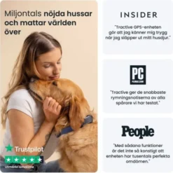 Tractive Dog 6 GPS Hund Svart