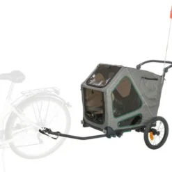 Trixie Premium Cykelvagn Hund Grå
