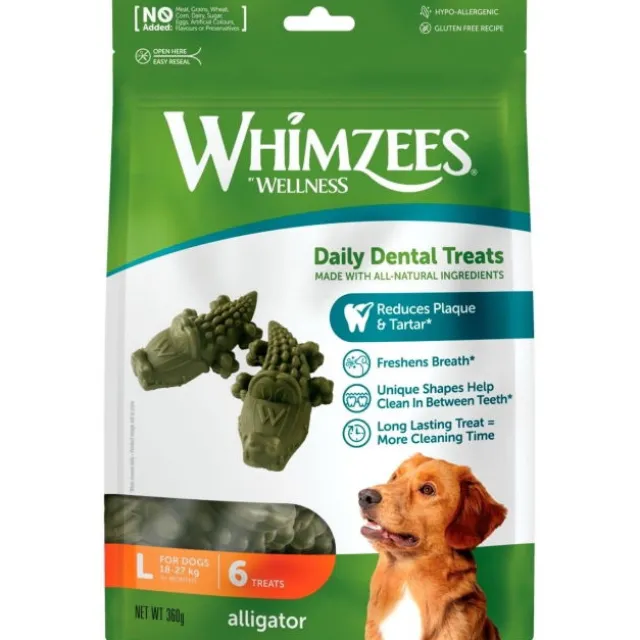 Whimzees Krokodil Large 6-pack