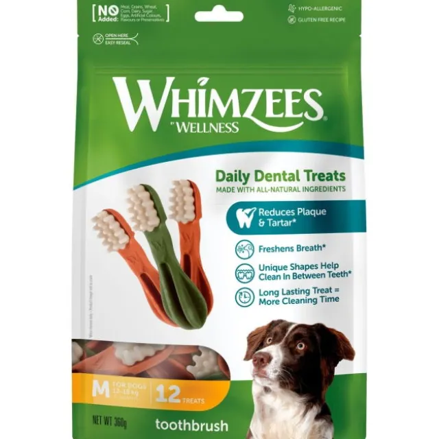 Whimzees Tandborste Medium 12-pack