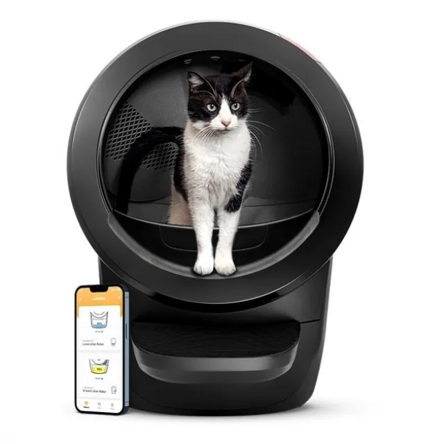 Whisker Litter-Robot 4 Självrensande Kattlåda Svart